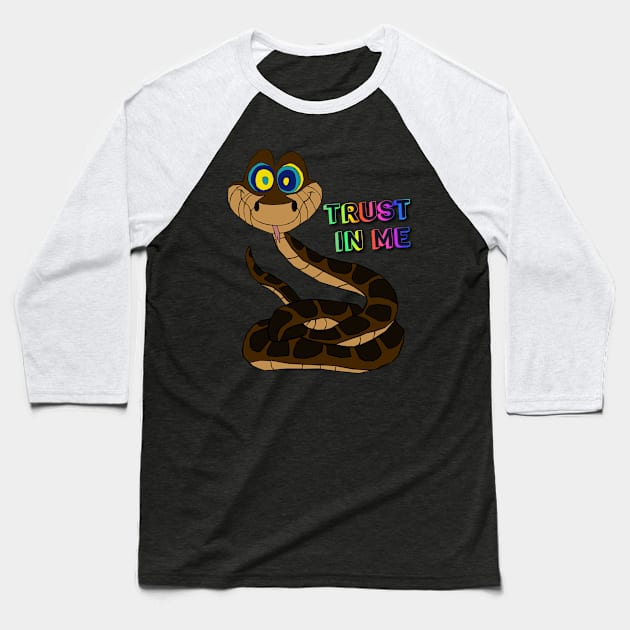 Kaa - Trust In Me 'text' Baseball T-Shirt by FFSteF09